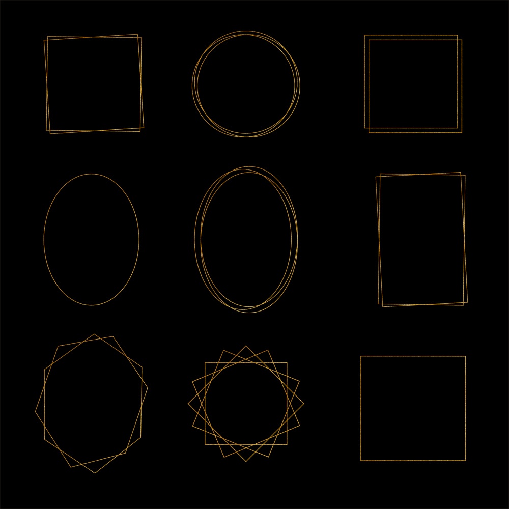 Gold frames - フレーム100点セット