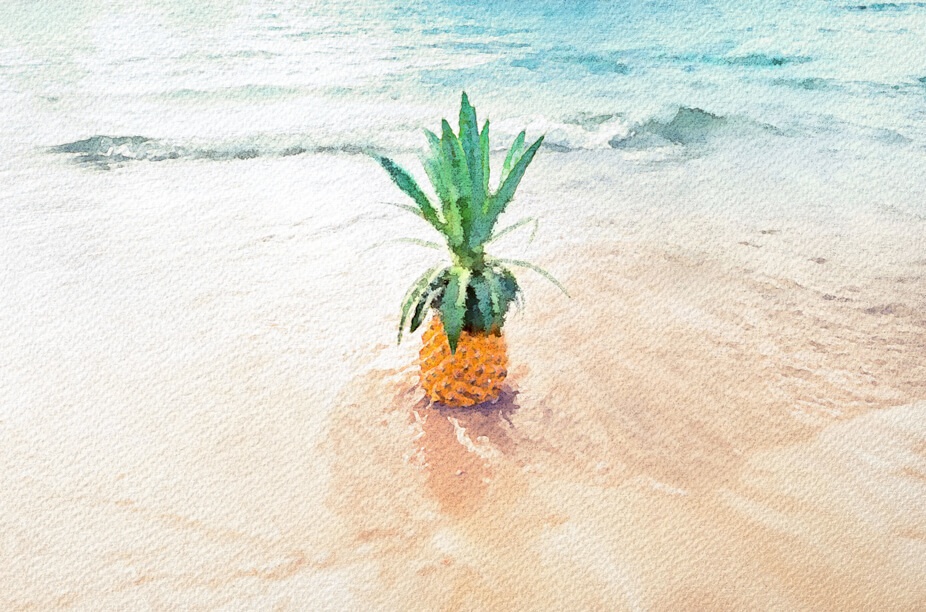 夏の水彩素材 30点セット