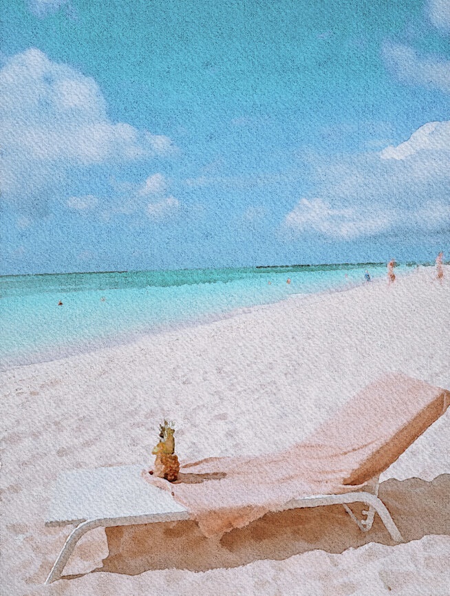 夏の水彩素材 30点セット