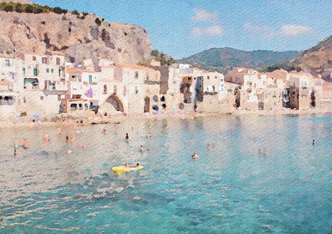 夏の水彩素材 30点セット