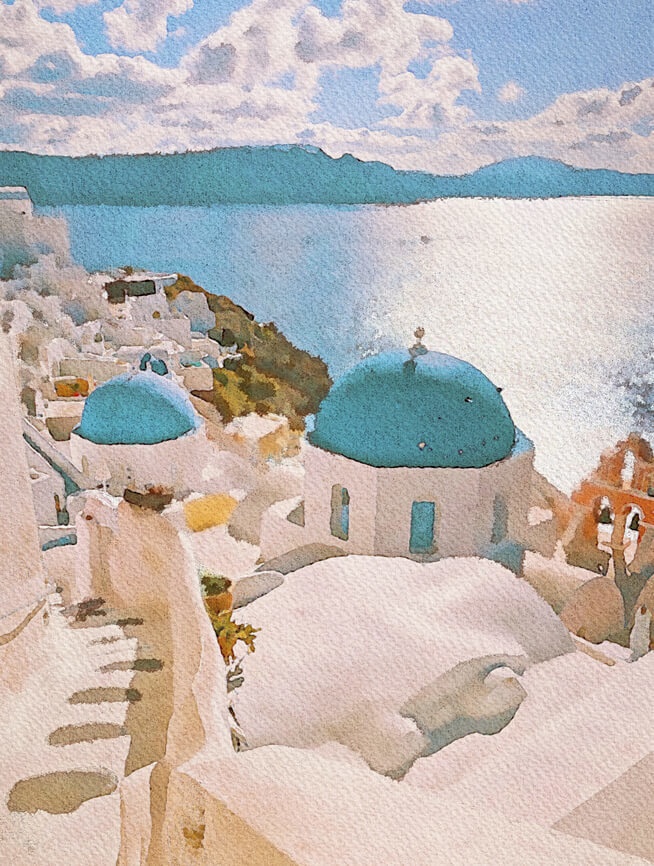 夏の水彩素材 30点セット