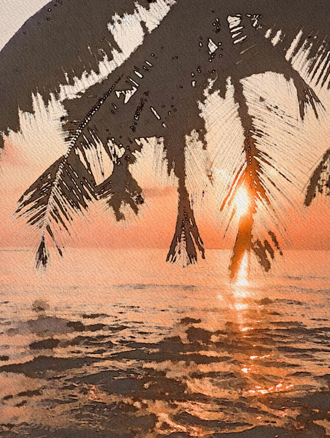 夏の水彩素材 30点セット