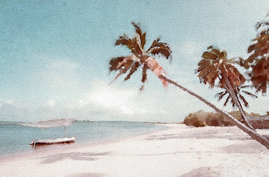 夏の水彩素材 30点セット