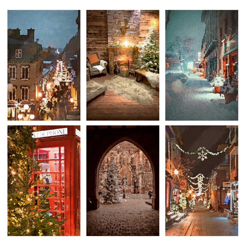 冬の水彩素材 30点セット