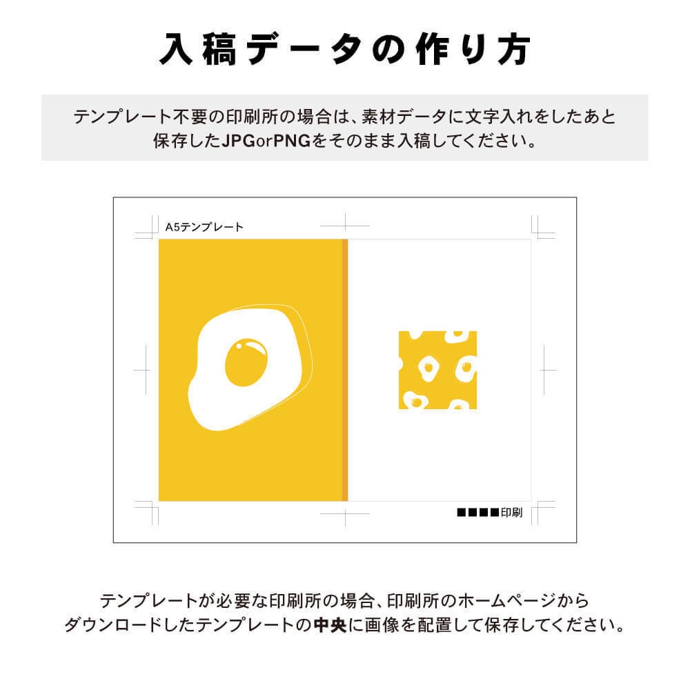 【背幅0〜20mm対応】A5/A6 同人誌表紙テンプレート - 2