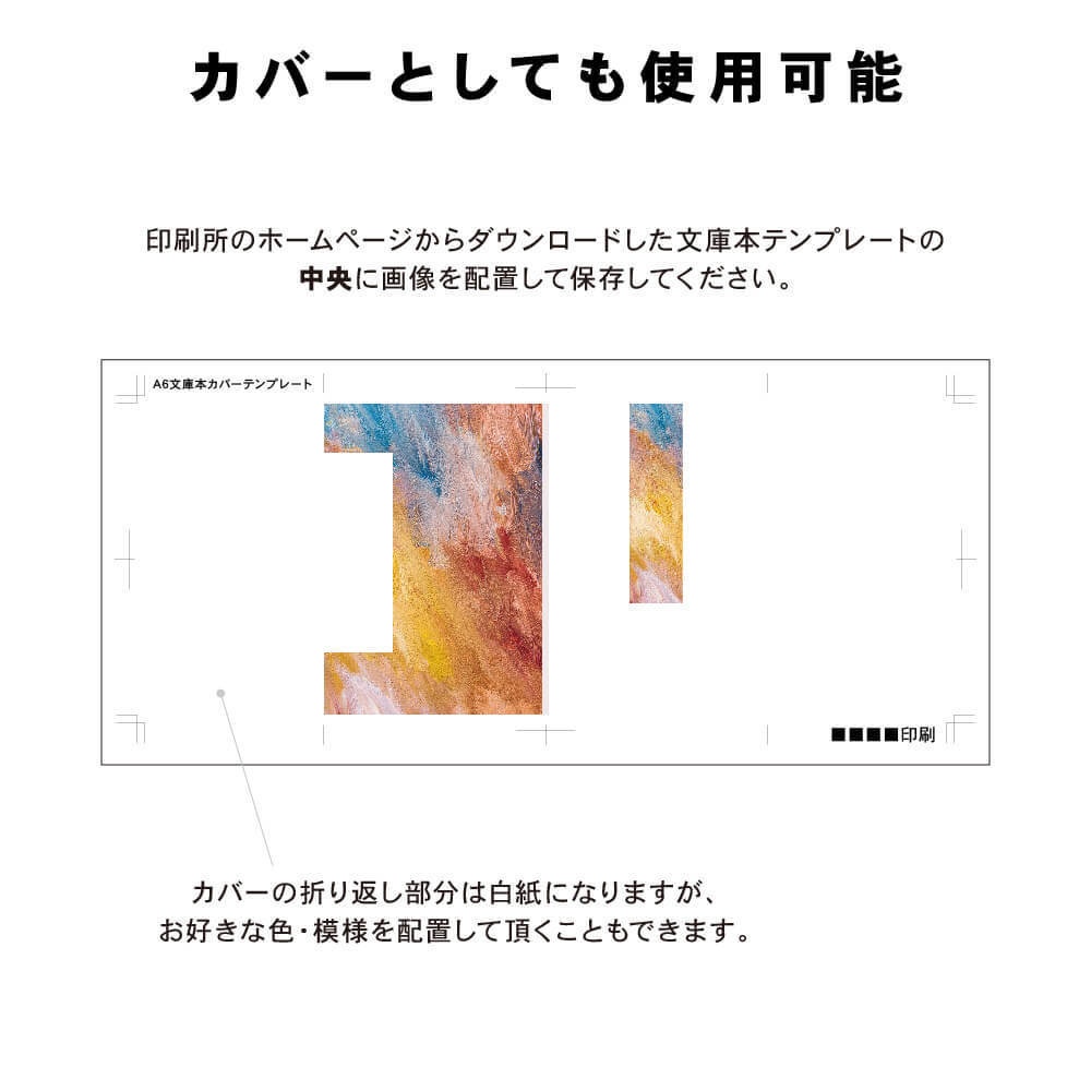 【背幅0〜20mm対応】A5/A6 同人誌表紙テンプレート - 7