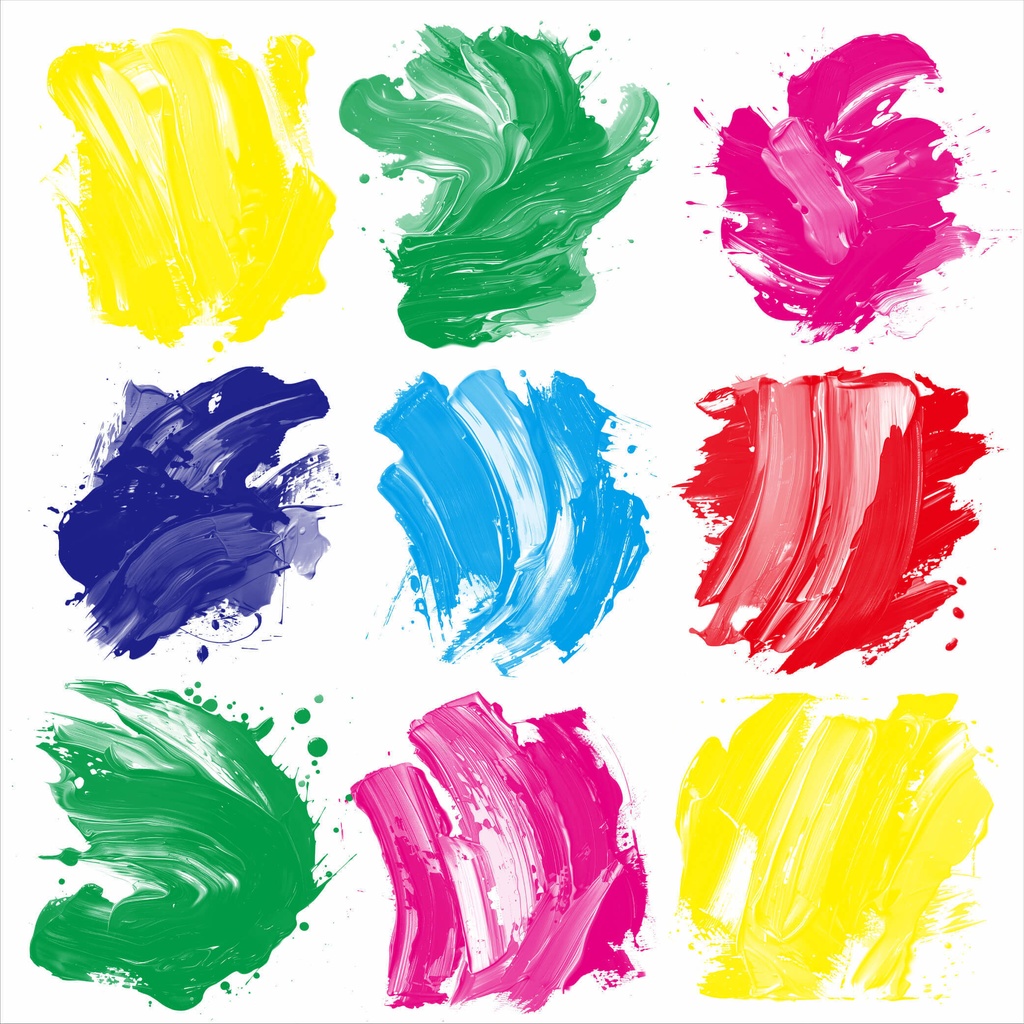 インク系PNG素材240点セット-VIVID