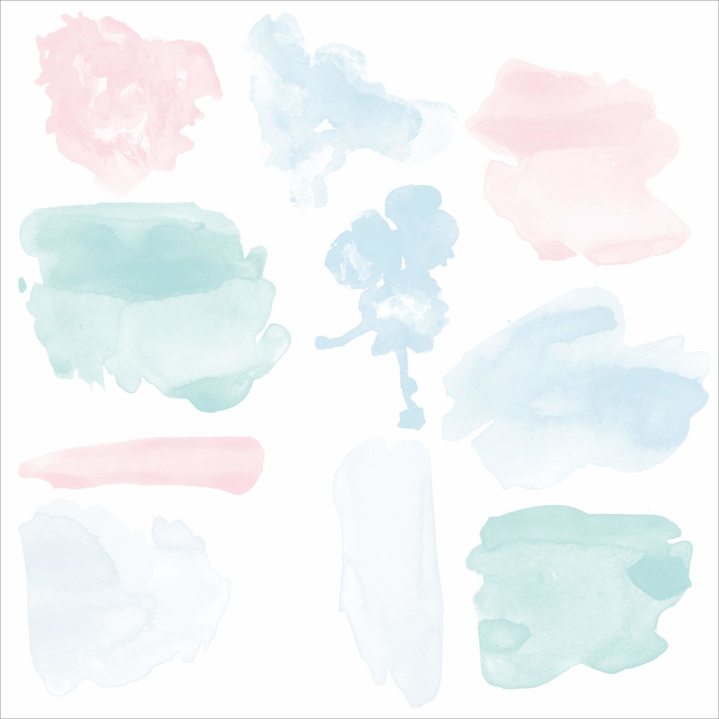水彩PNG素材480点セット-Pastel