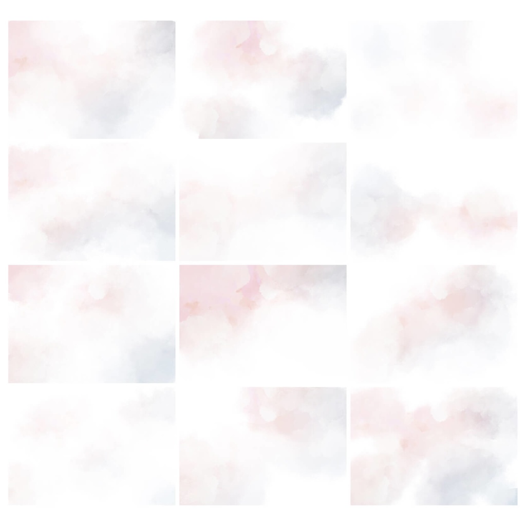 水彩テクスチャ背景素材215点セット - Warm