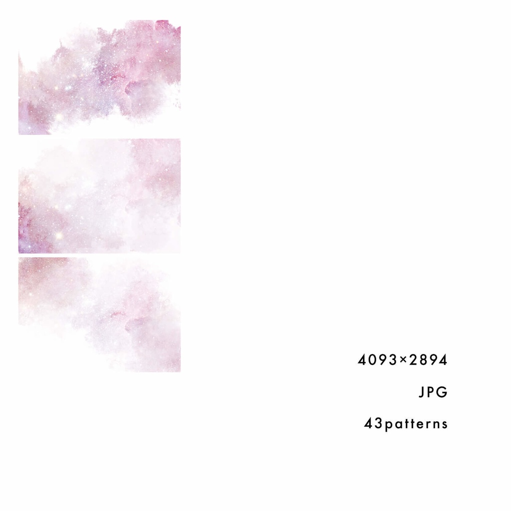 水彩テクスチャ背景素材215点セット - Warm