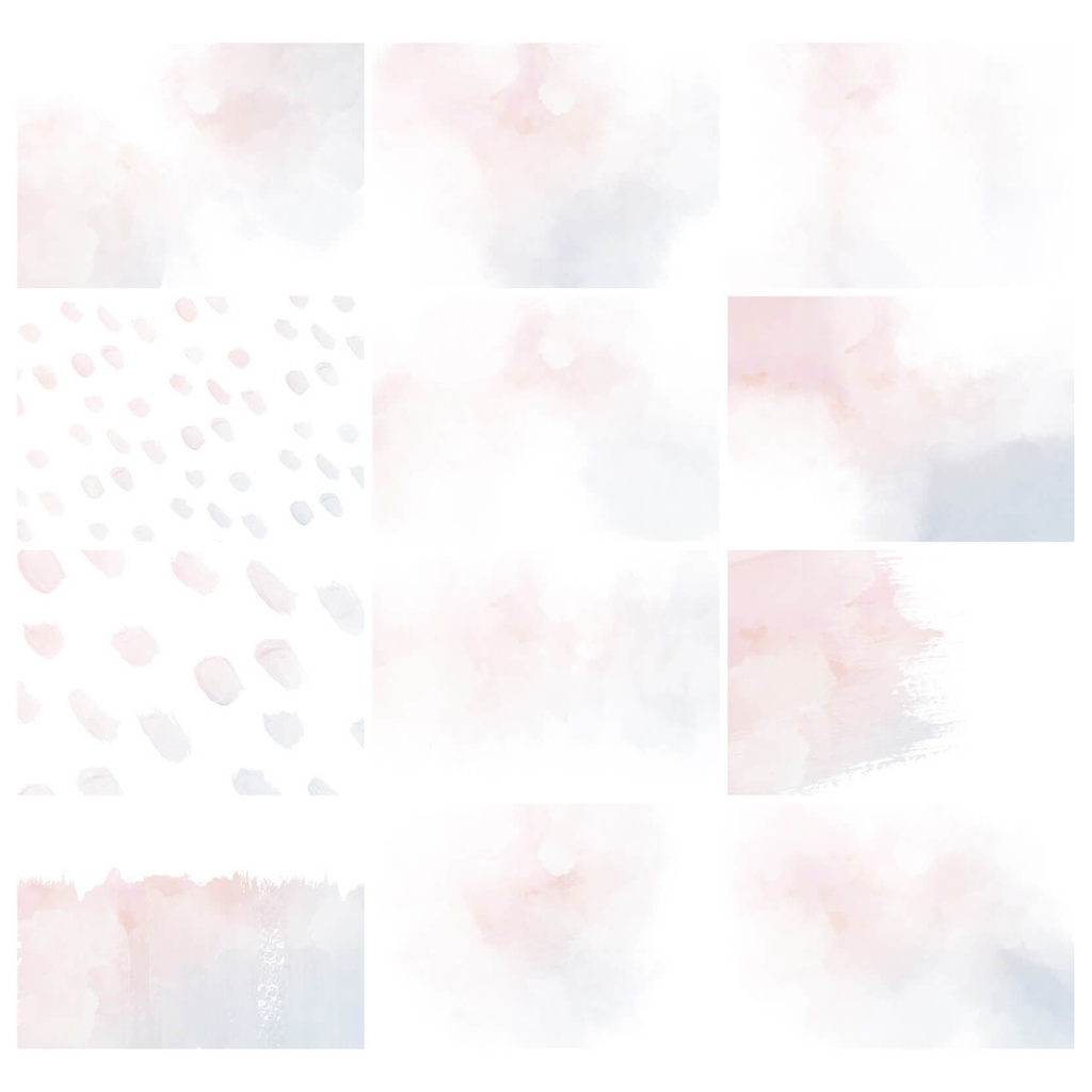 水彩テクスチャ背景素材215点セット - Warm