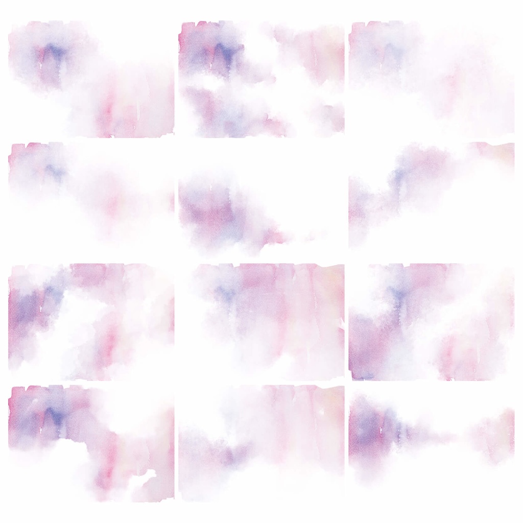 水彩テクスチャ背景素材215点セット - Warm