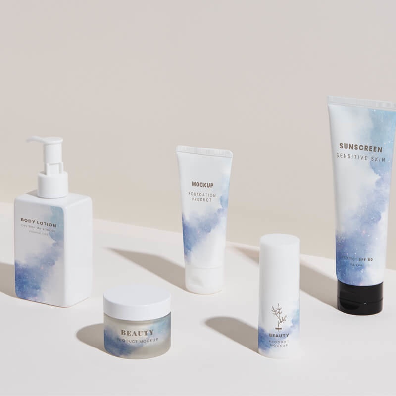 水彩テクスチャ背景素材215点セット - Cool