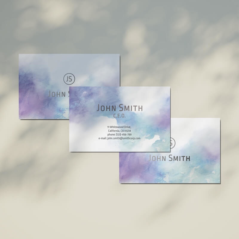 水彩テクスチャ背景素材215点セット - Cool