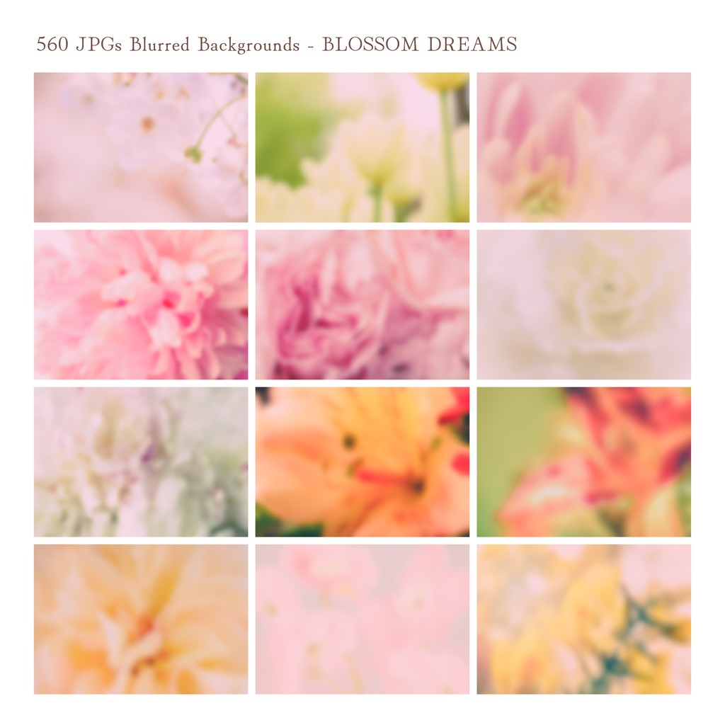 背景素材560点セット - BLOSSOM DREAMS
