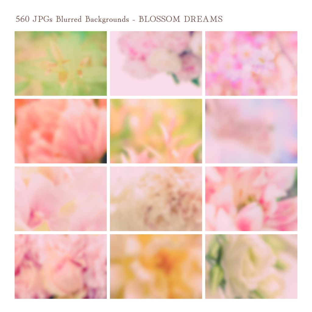 背景素材560点セット - BLOSSOM DREAMS