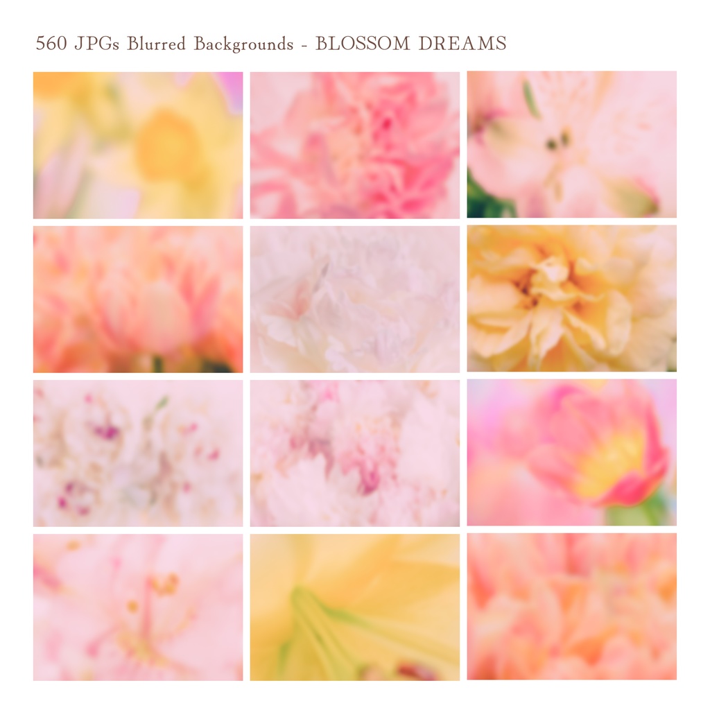 背景素材560点セット - BLOSSOM DREAMS