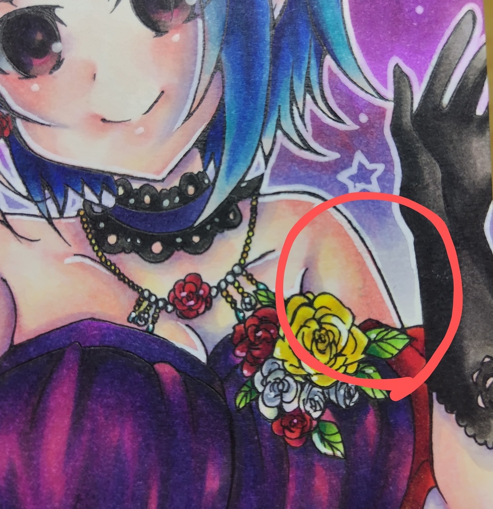 原画 イラスト アイドルマスター 手描き 我那覇響 星井美希 高槻やよい 三浦あずさ ポストカード