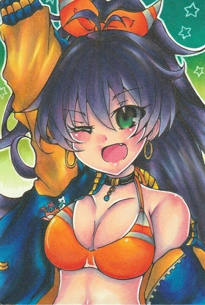 原画 イラスト アイドルマスター 手描き 我那覇響 星井美希 高槻やよい 三浦あずさ ポストカード