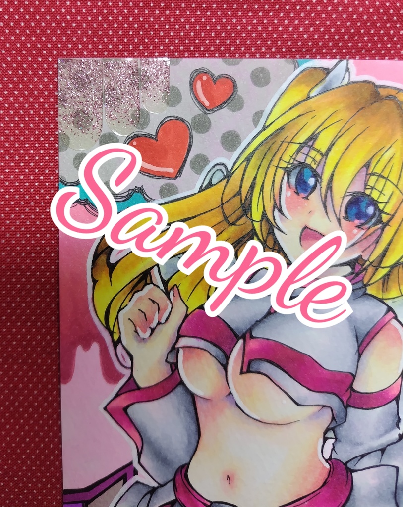 にごりり リリエル 2.5次元の誘惑 原画 手書き 手描き イラスト ポストカード原画