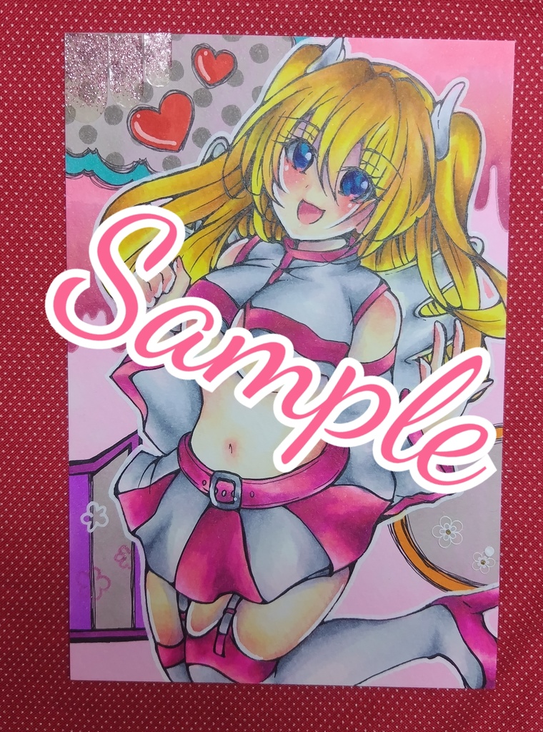 にごりり リリエル 2.5次元の誘惑 原画 手書き 手描き イラスト ポストカード原画