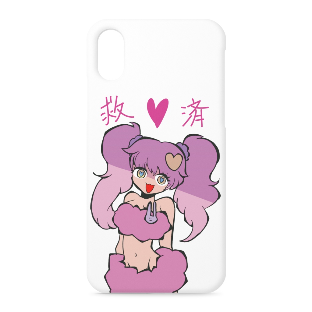 希死念慮ちゃんiPhoneケース