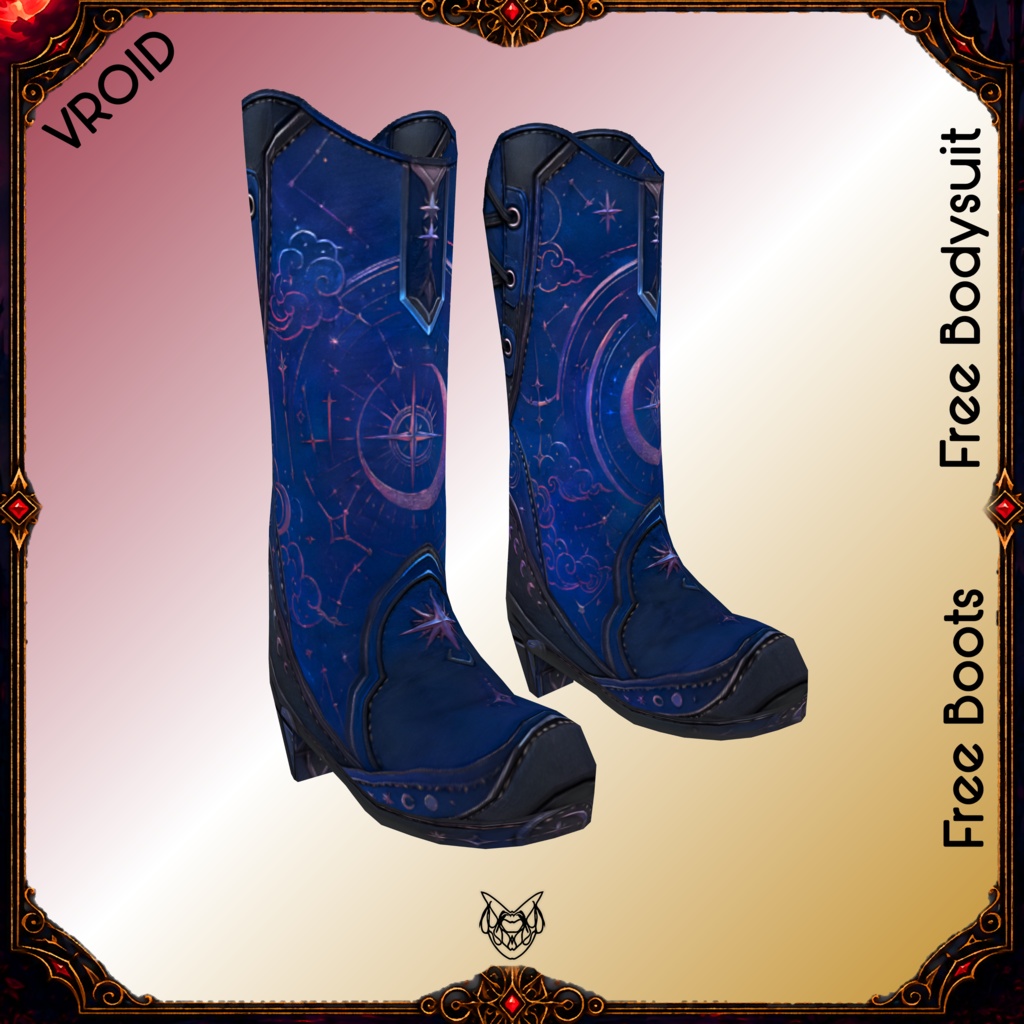 Indigo Celestial Combat Mage Outfit (Bodysuit & Boots). RECENTLY UPDATED