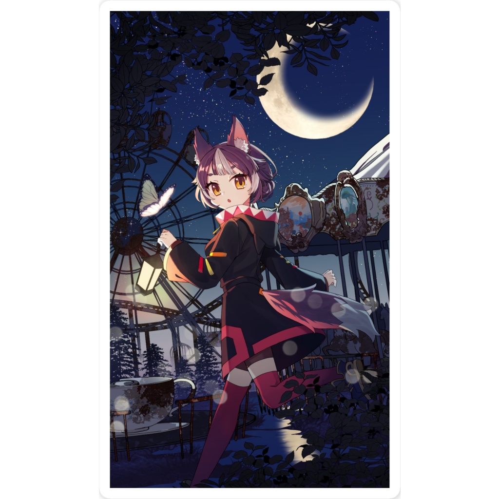 幾星霜まつステッカー【幾星霜まつ遊園地】