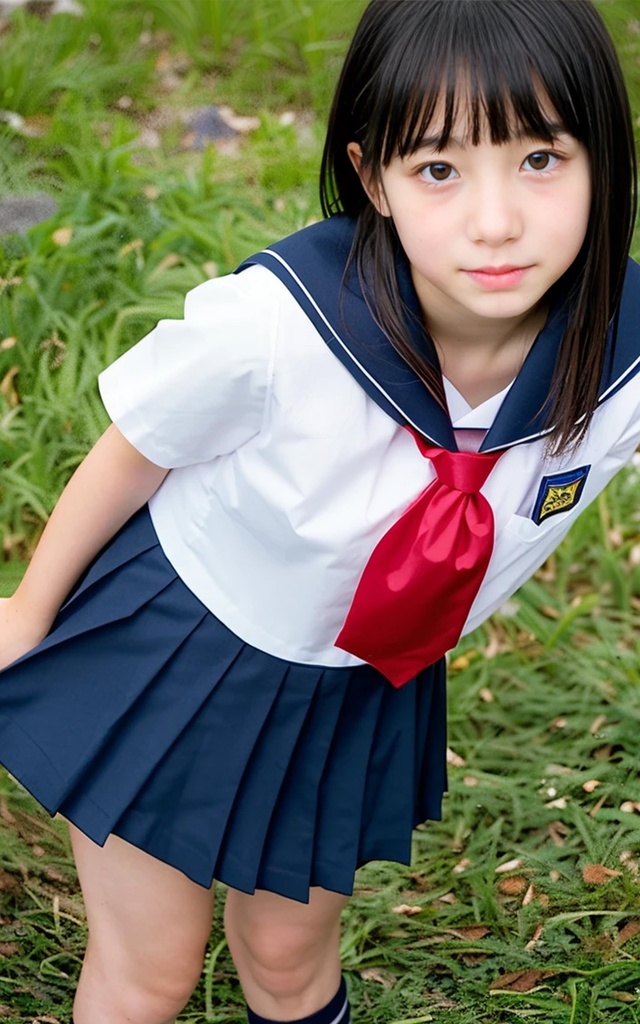 ティーンモデル　AIファッションスナップ10　学生服編２