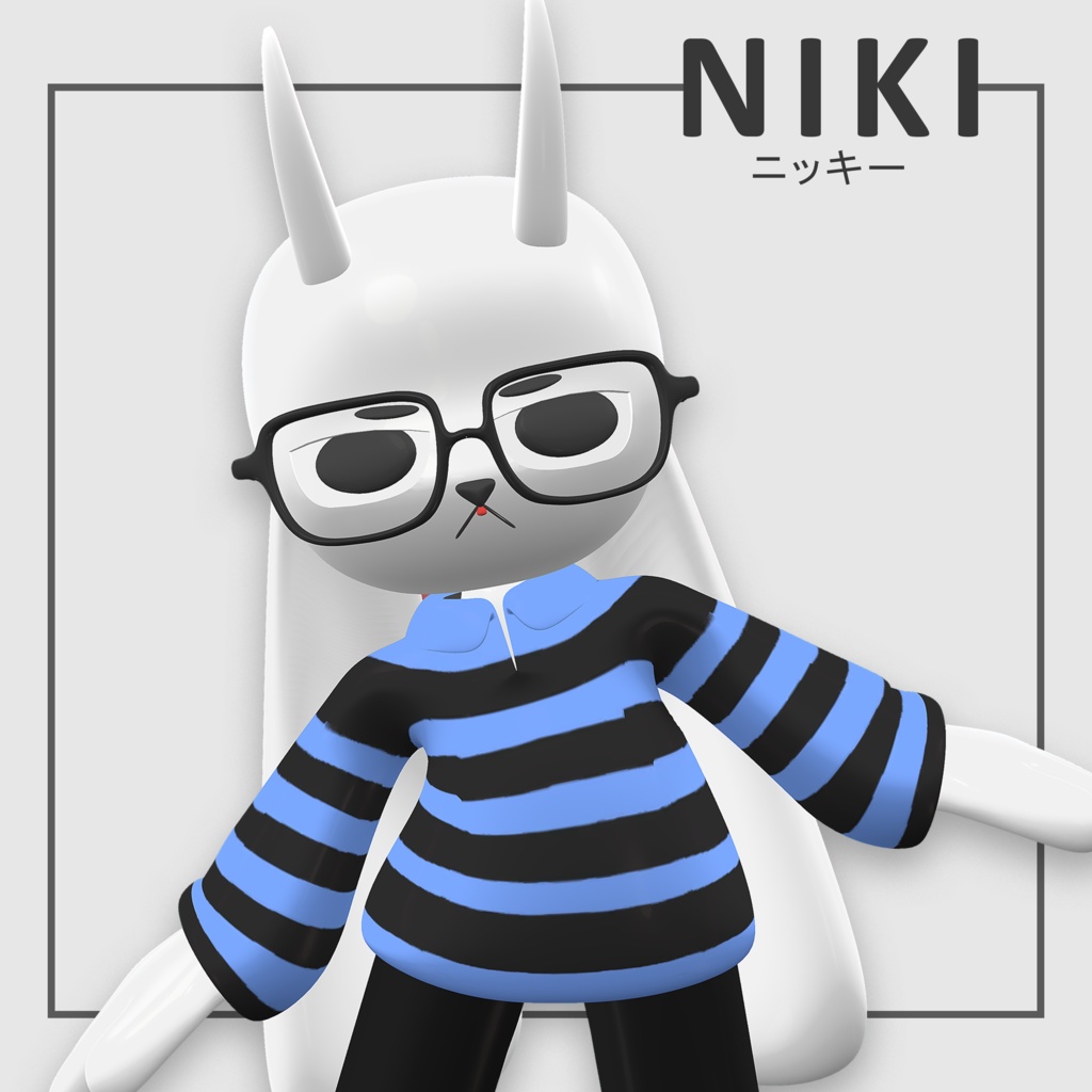 3Dモデル アバター 「NIKI」