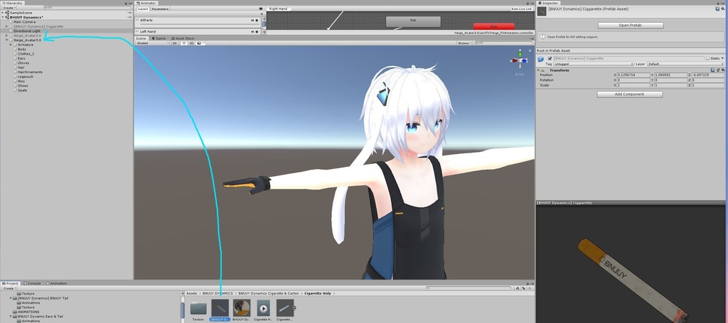 BNUUY Dynamics Cigarette and Carton