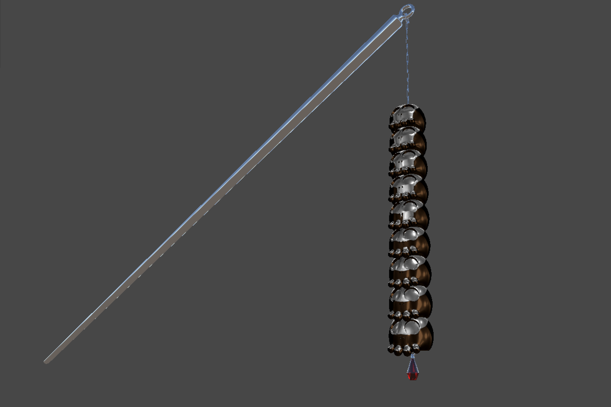 machiの失敗品 髑髏簪