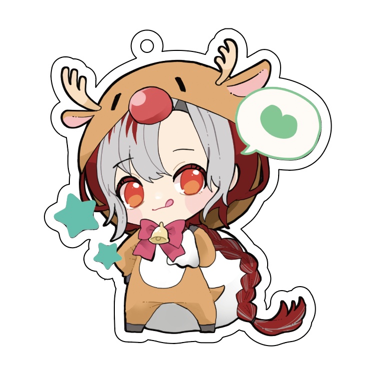 2023Xmas【トナカイSD アクリルキーホルダー】