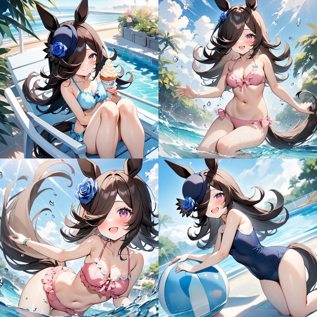 水辺のライスシャワー イラスト集2024(通常版)