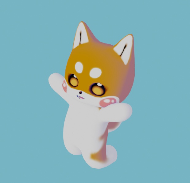 [FBX / Blender3D] Shiba-Chan - SpitzRu - 3/3
