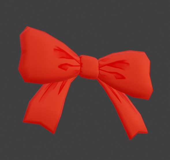 [ FBX & Blender 3D ] Ribbon (Rigging Done)