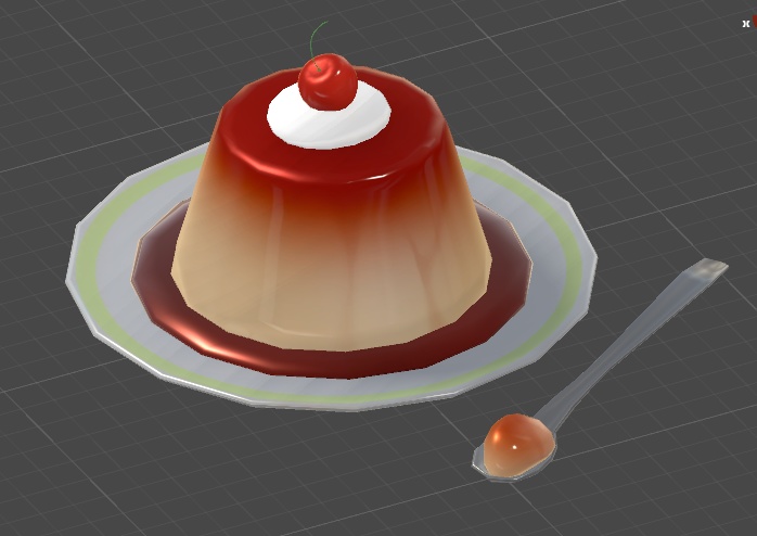 プリンとスプーン