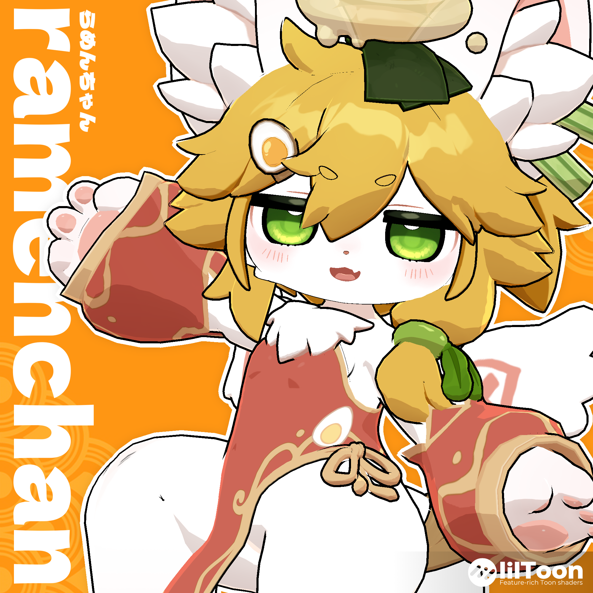 オリジナル3Dモデル【らめんちゃん-ramenchan-】