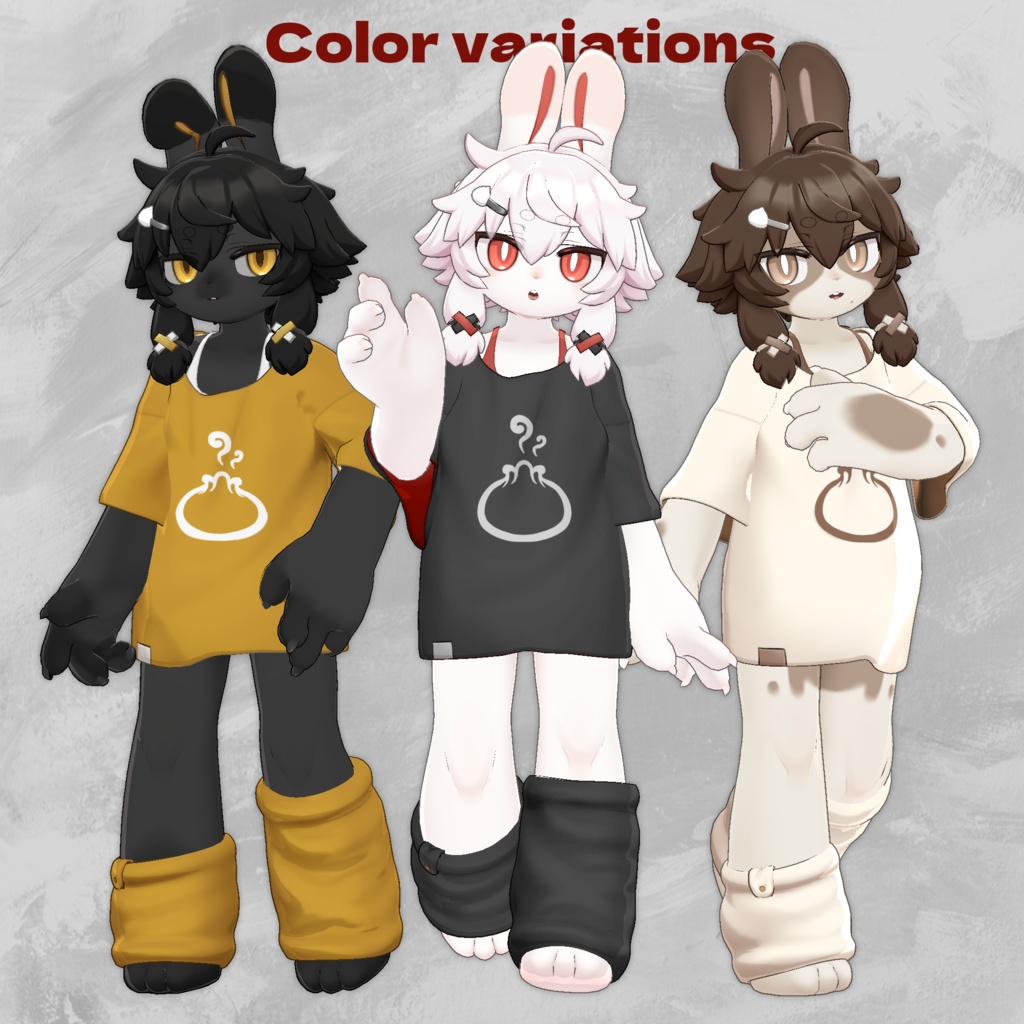 オリジナル3Dモデル【Yue -ユエ-】