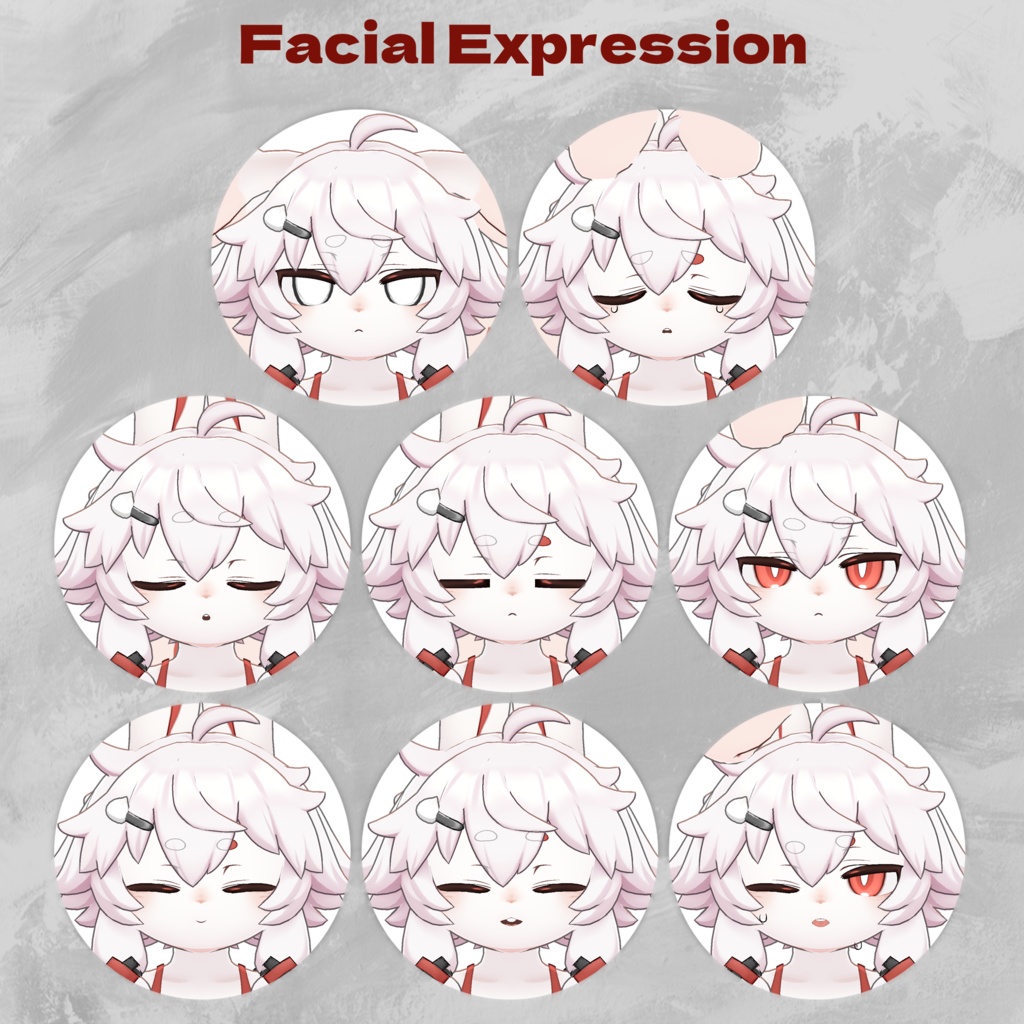 オリジナル3Dモデル【Yue -ユエ-】