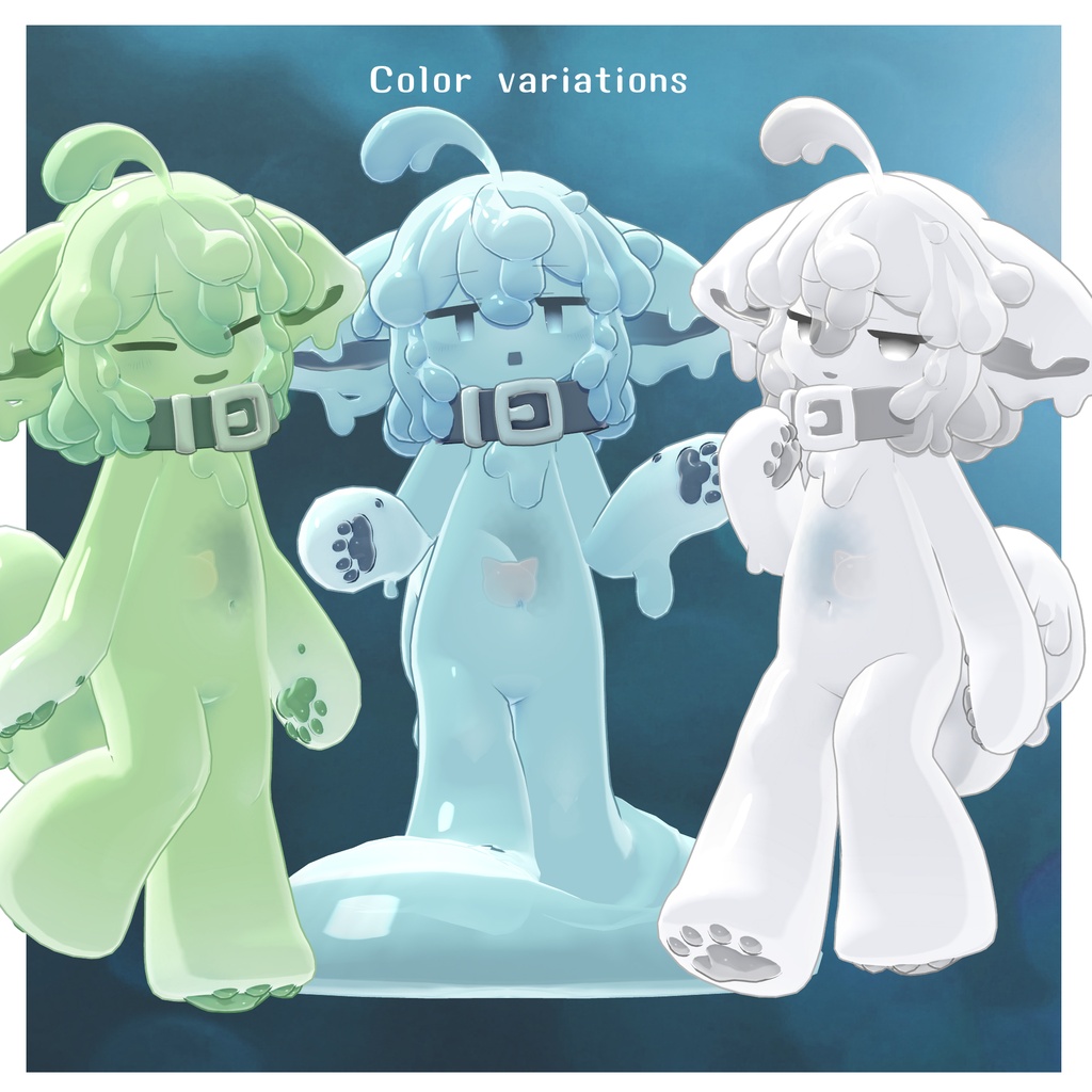 オリジナル3Dモデル【SURAICHAN -すらいちゃん-】