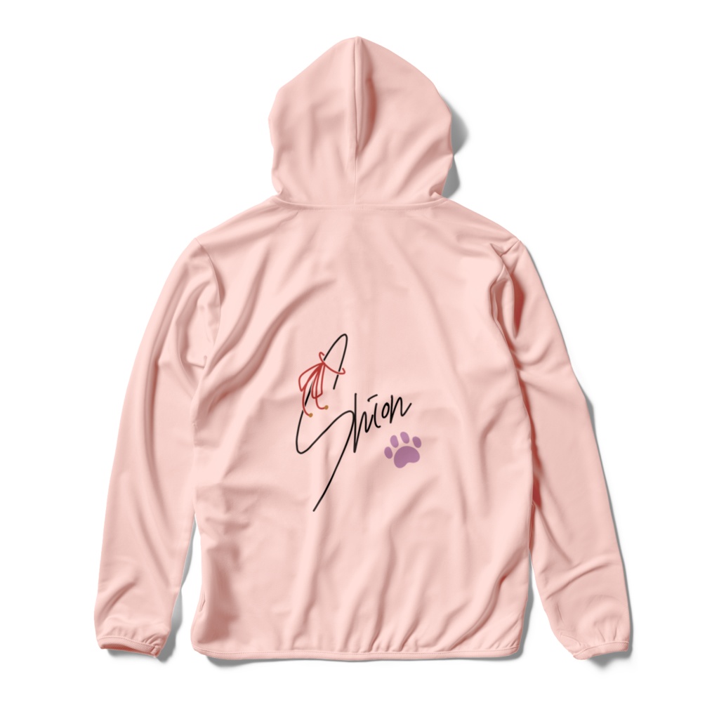 しおんちゃんドライジップパーカー(Lピンク)