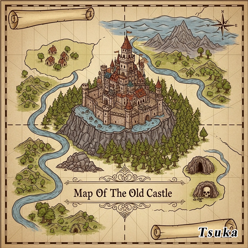 Map Of The Old Castle【 Instrumental Music 】