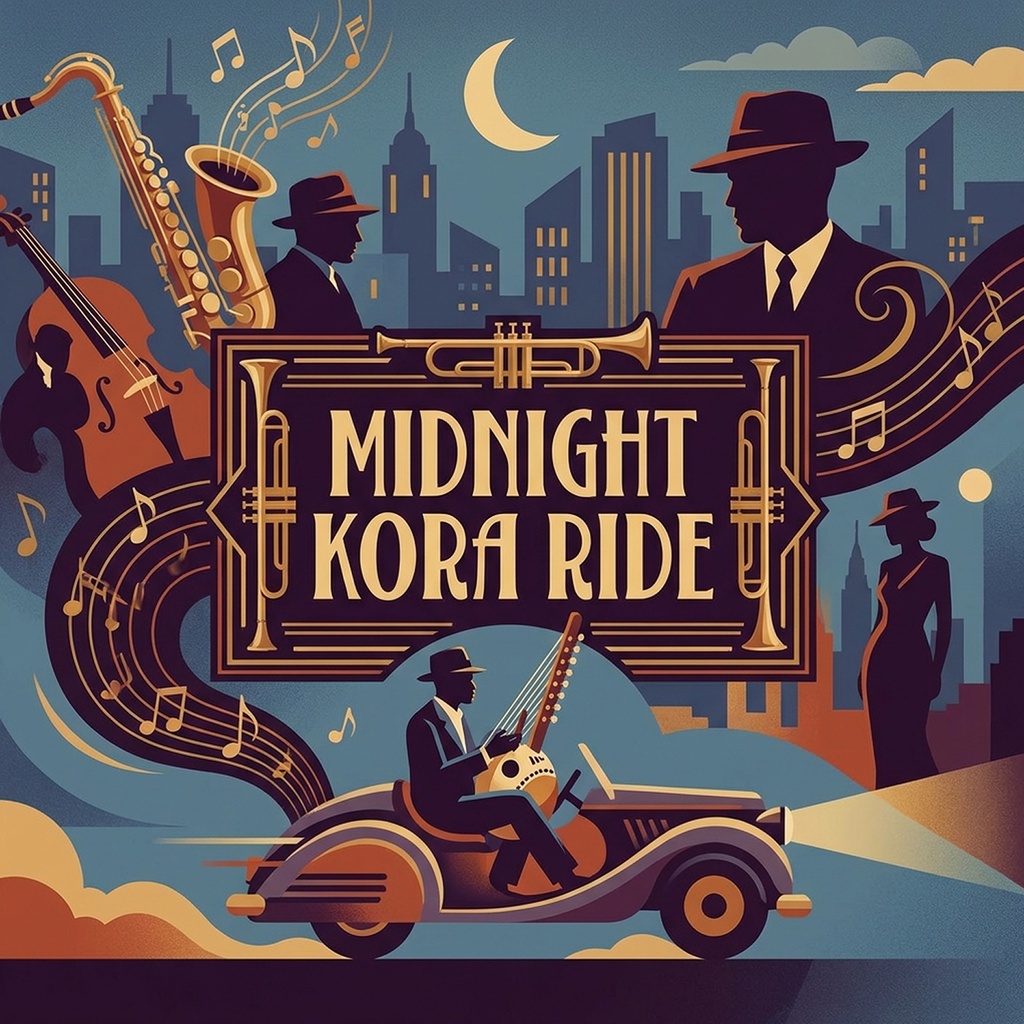 Midnight Kora Ride【 Instrumental Music 】
