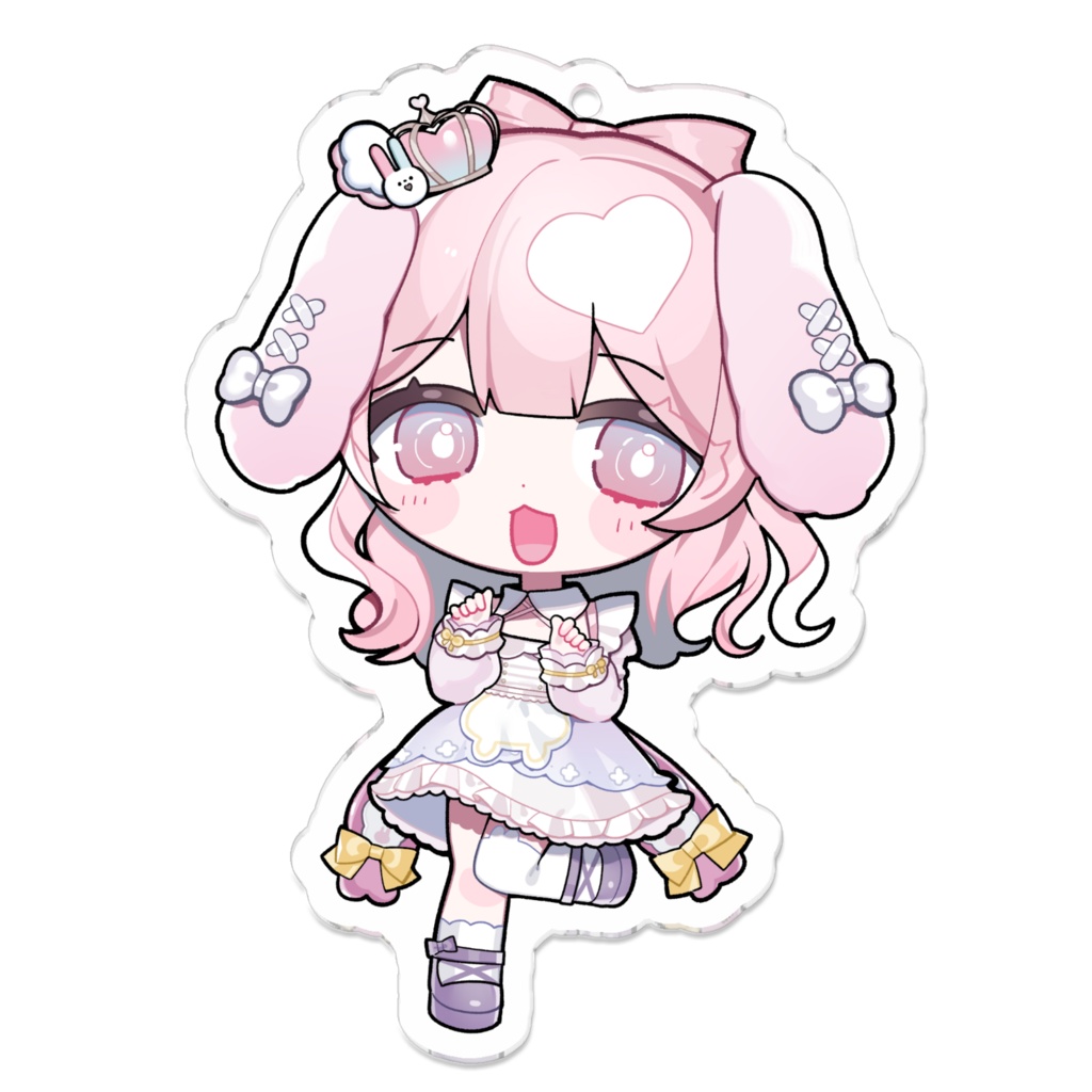 そこにいたうさぎのキーホルダー♥