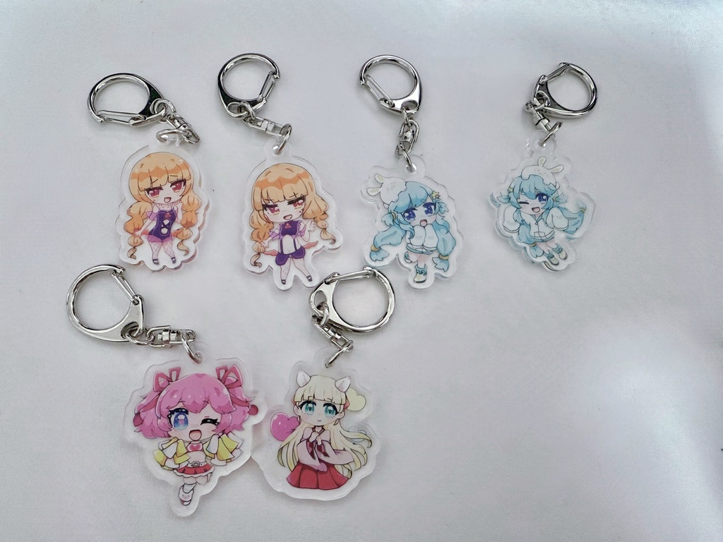 ボルテのみんな ミニアクリルキーホルダー