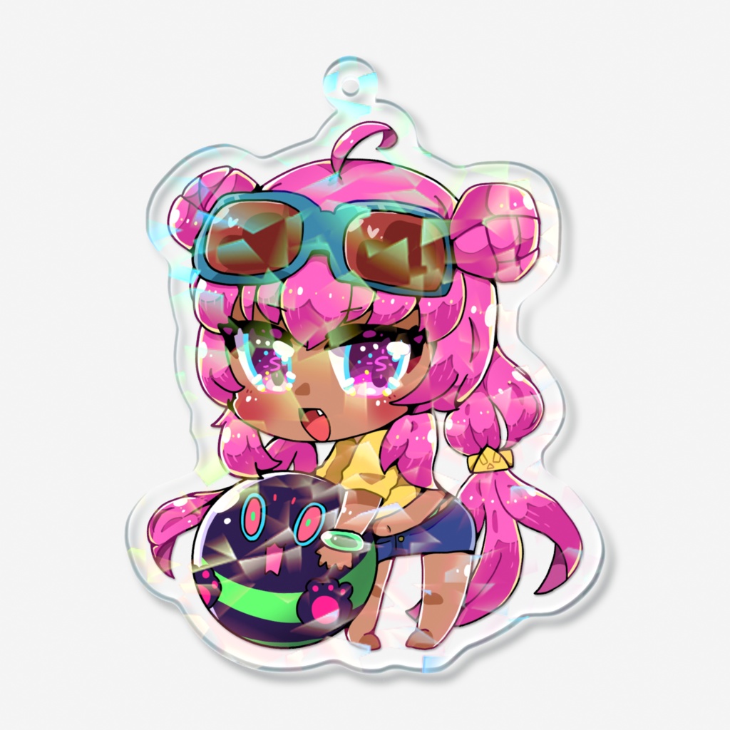 ∞∞(*σ∀σ)∞∞ユメブキグレイスよ！ホログラムアクリルキーホルダー