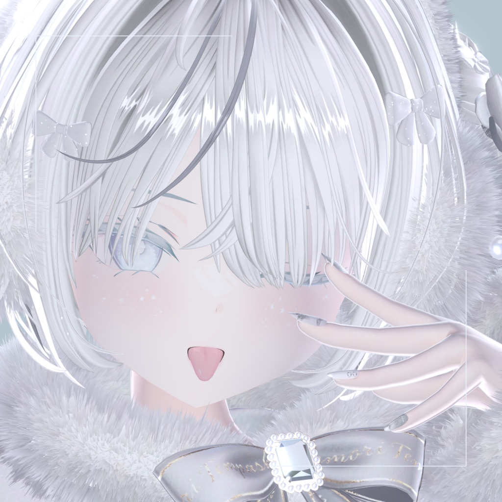 【ルゼブルちゃん】白霜メイクMake up&Eyes Texture