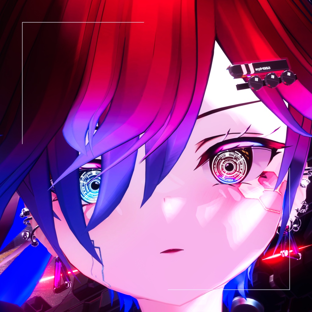 【ルゼブルちゃん】Over Clock Make up&Eyes Texture
