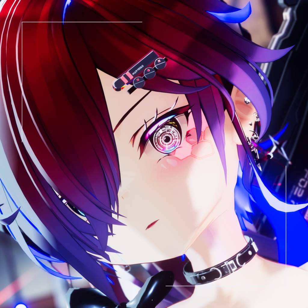【ルゼブルちゃん】Over Clock Make up&Eyes Texture